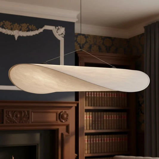 Modern Sculptural Metal Textured Pendant Light