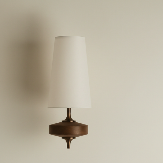Retro Classic Fabric Shade Wall Sconce