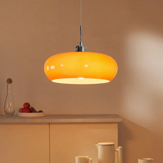 Nordic Retro Bauhaus Glass Pendant Light