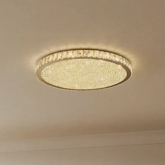 Luxury Shiny Crystal Round Ceiling Light