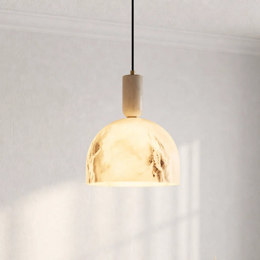 Elegant Alabaster Marble Pendant Light
