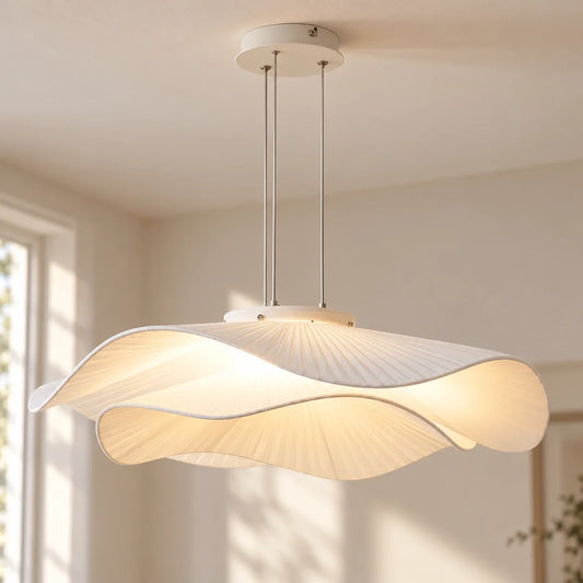 Elowen Sculptural Layered White Pendant Light