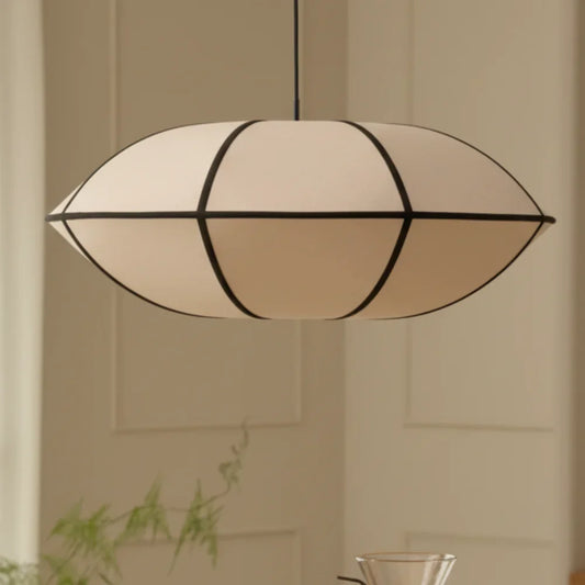 Minimalist Retro Linen Pendant Light