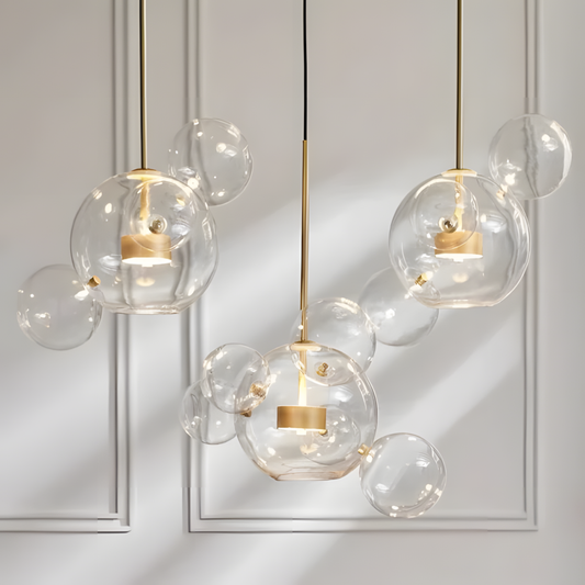 Laura Modern Bubble Glass Pendant Light