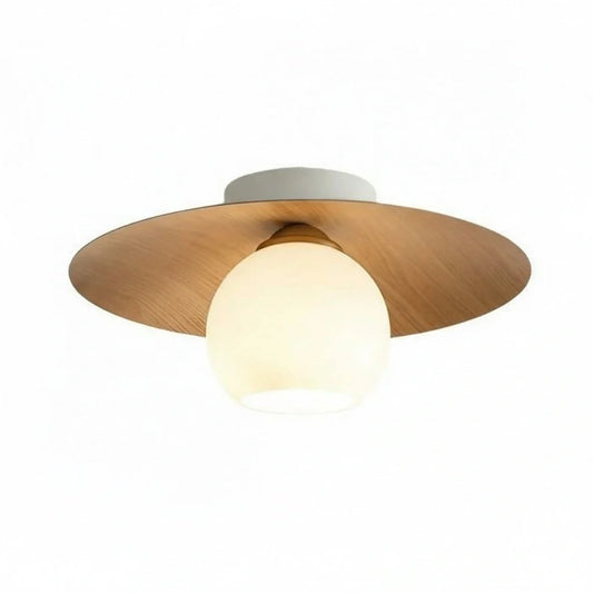 Mid-Century Hat Disc Ceiling Light