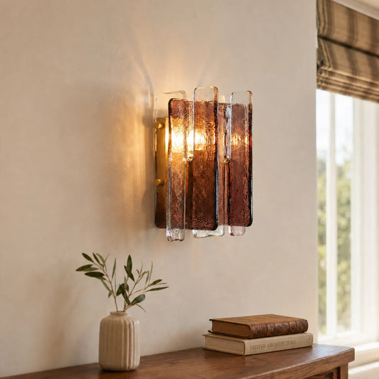 Modern Artistic Sculptural Glass Wall Light