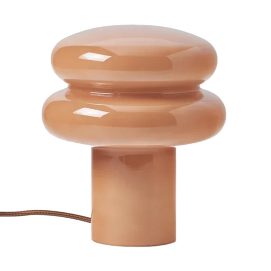 Modern Bauhaus Colorful Glass Mushroom Table Lamp