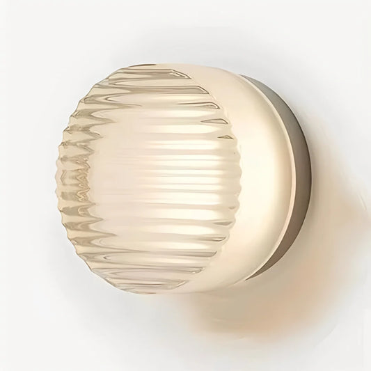 Modern Crisp Round Acrylic Wall Sconce