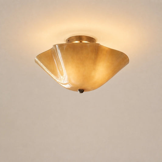 Modern Decorative Art Glass Flush Mount Ceiling Light