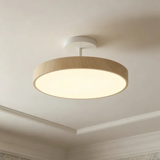 Modern LED Ring Semi Flush Ceiling Light