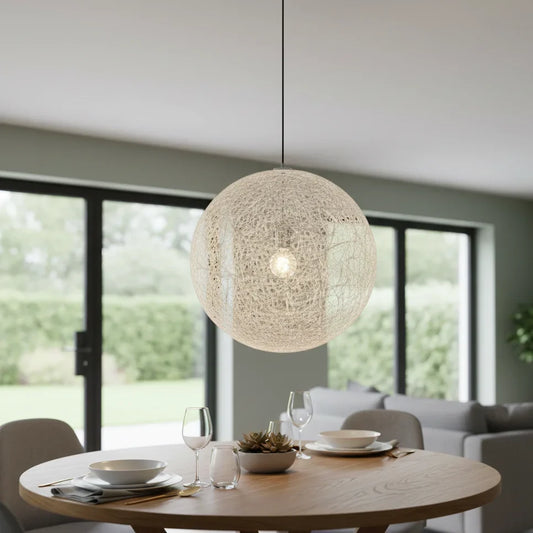 Modern Messy Woven Pendant Light