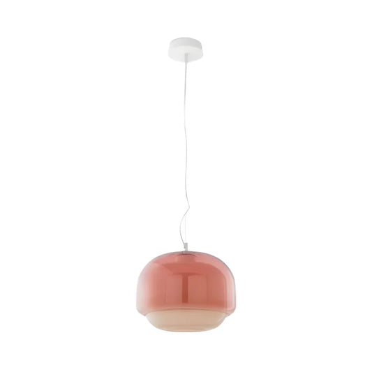 Vernon Minimalist Coloured Glass Mushroom Pendant Light