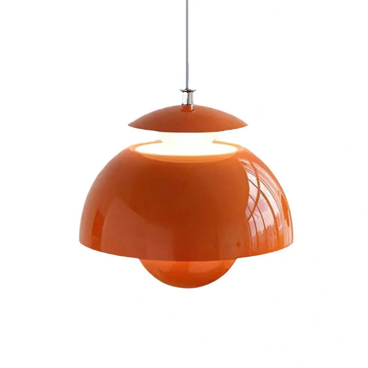 Aesthetic Cream Flower Bud Pendant Light