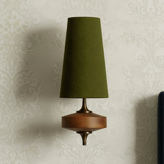 Retro Classic Fabric Shade Wall Sconce