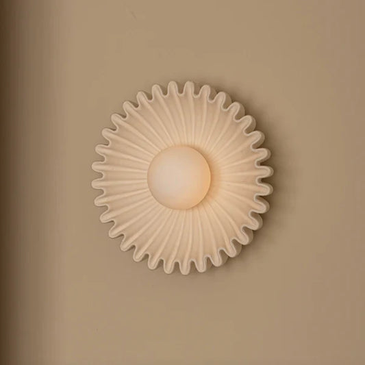 Modern Artistic Ceramic Flower Wall Lamp
