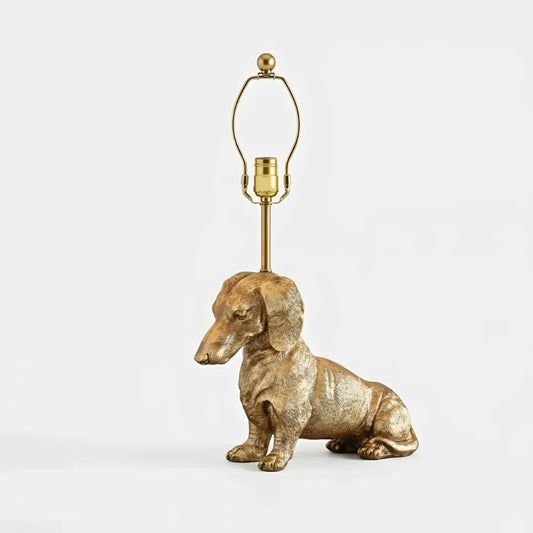 Vintage Animal Dog Table Lamp Base