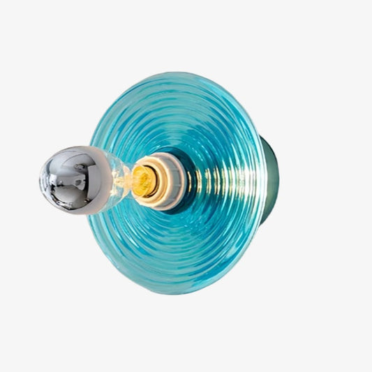 Vintage Decorative Style Water Ripple Glass Wall Light