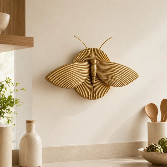 Modern Resin Sculptural Butterfly Wall Lamp