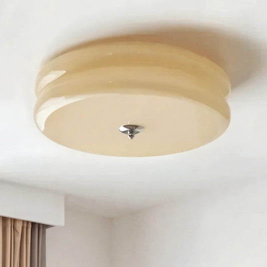Nordic Bauhaus Round Glass Ceiling Light