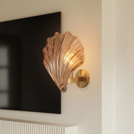 Creative Crystal Shell Wall Lamp