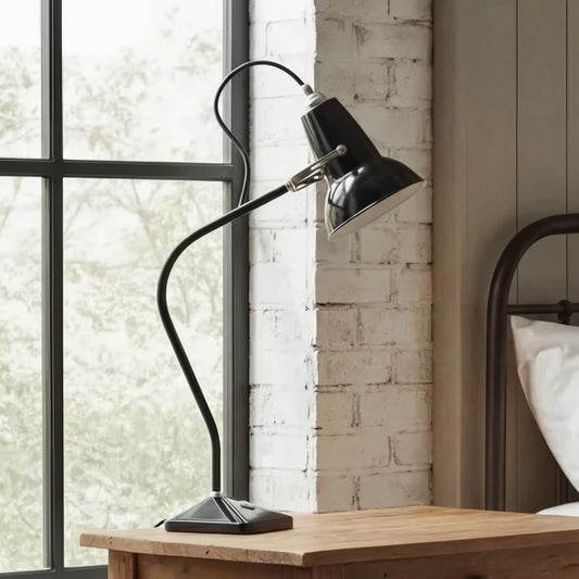 Melrose Vintage Industrial Cast Iron Base Table Lamp