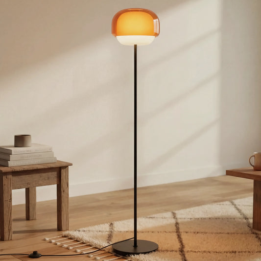 Vernon Modern Artistic Colored Glass Floor Lamp