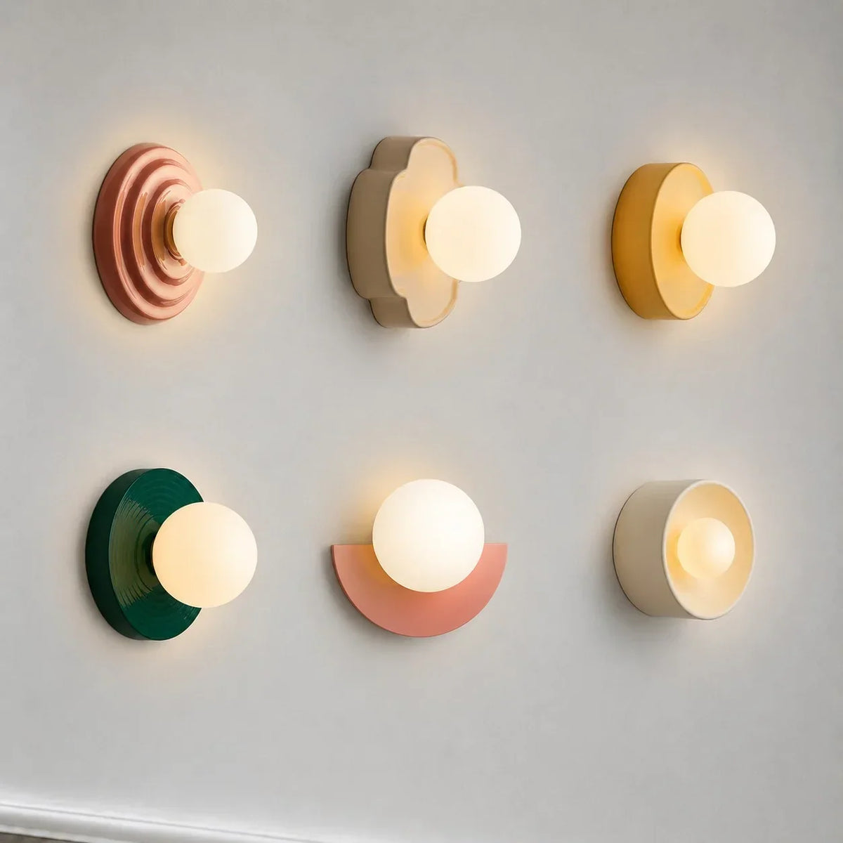 Minimalist Colorful C.Wall Lamp