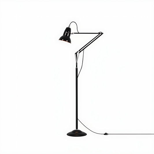 Melrose Classic Industrial Adjustable Arm Floor Lamp