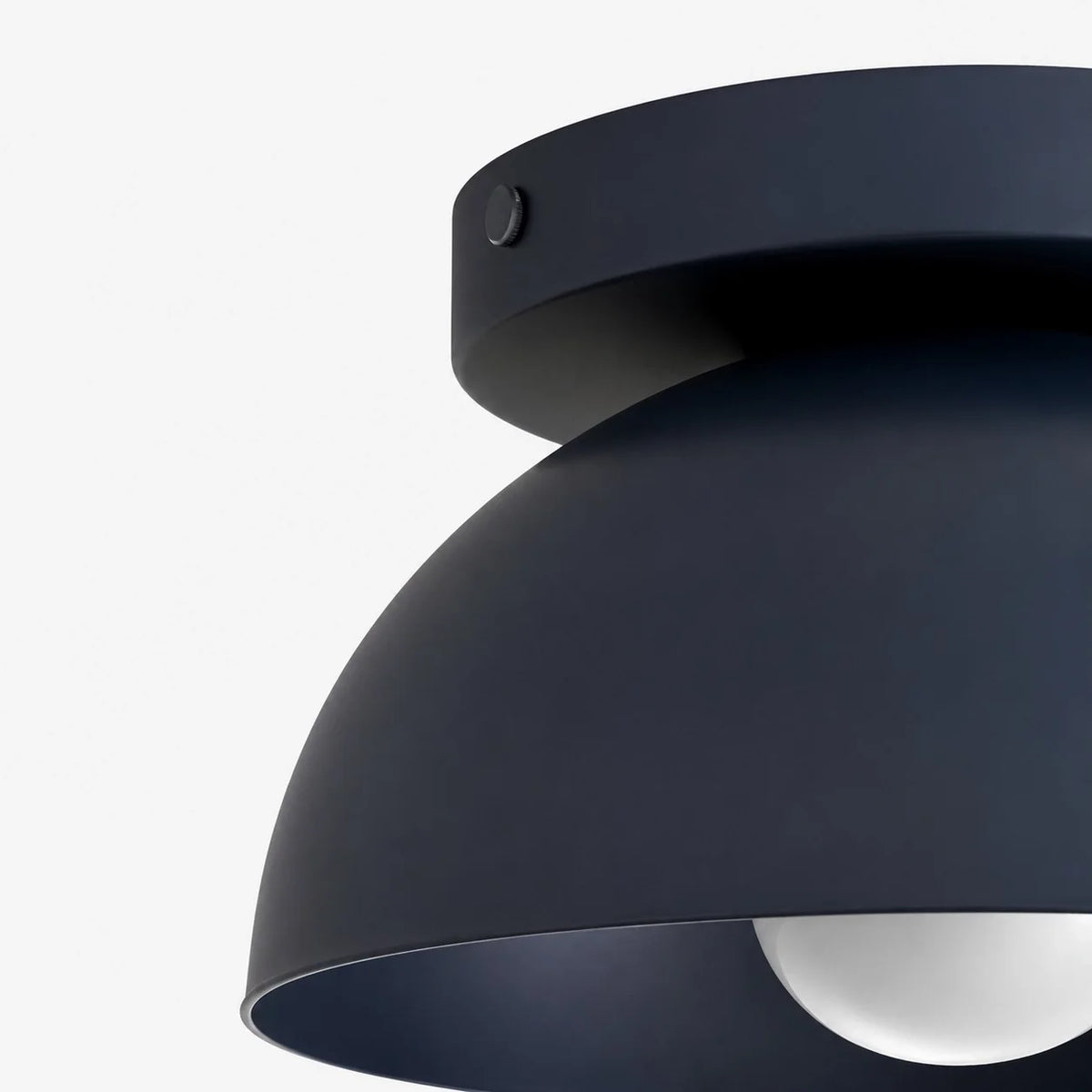 Colourful Minimalist Flush-Mount Dome Ceiling Light