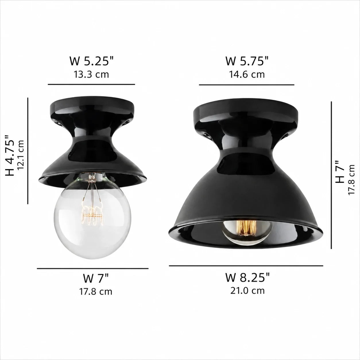Colourful Ceramic Opal Glass Globe Flush Ceiling Light