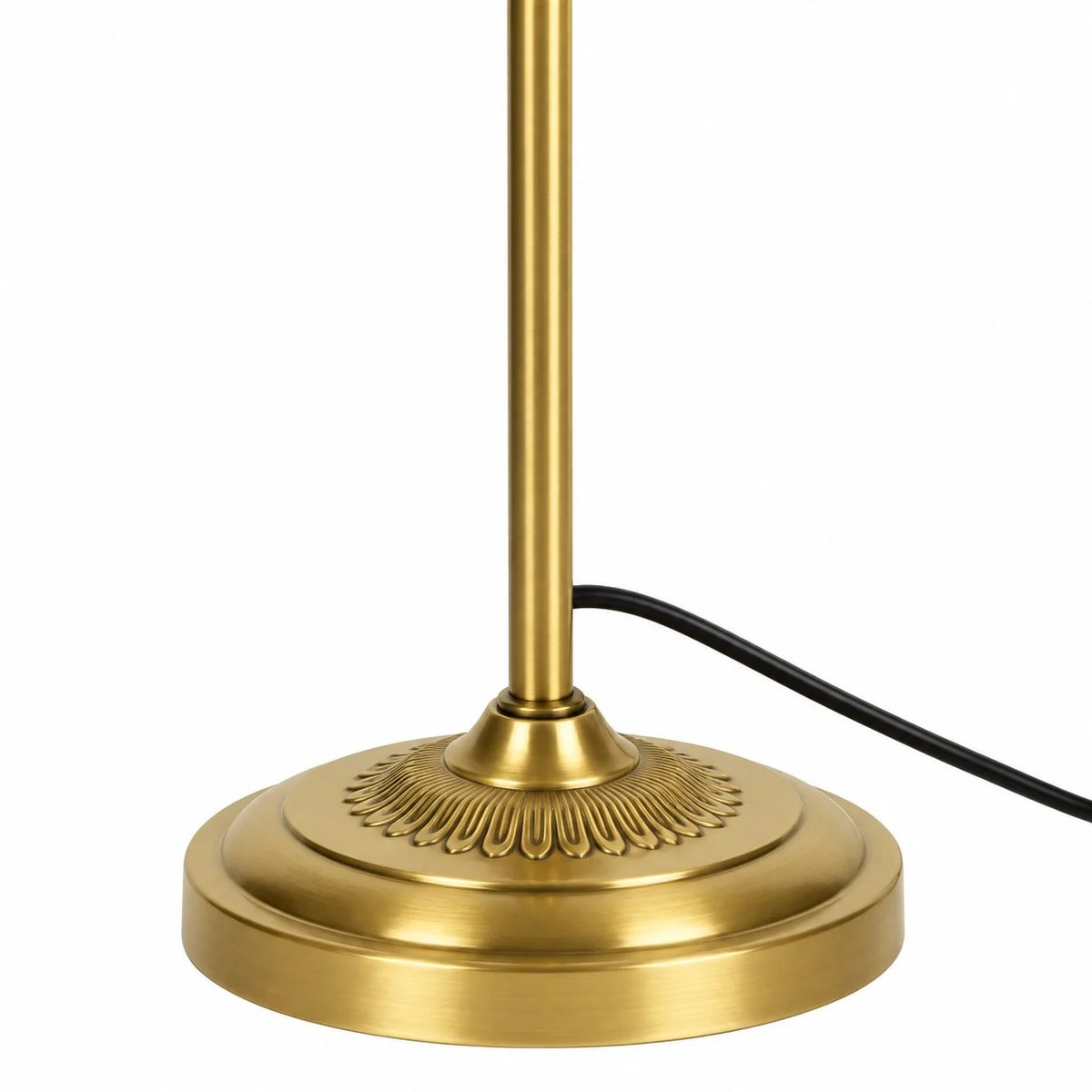 Eloise Vintage Ribbed Glass Floor Lamp