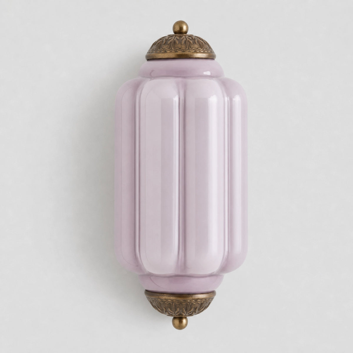 Evelyn Elegant Colorful Milk Glass Eloise Flush Wall Sconce