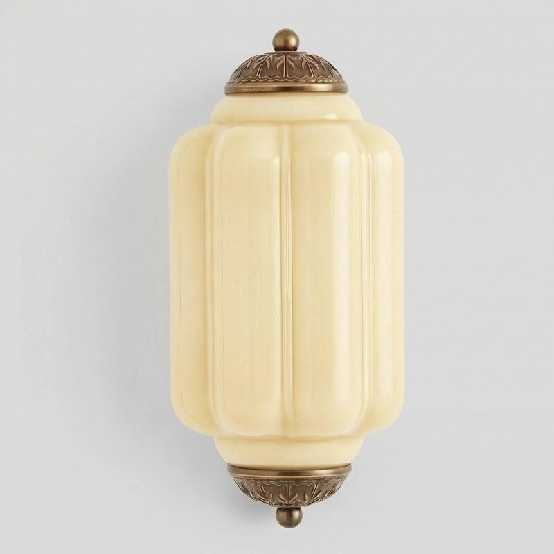 Evelyn Elegant Colorful Milk Glass Eloise Flush Wall Sconce