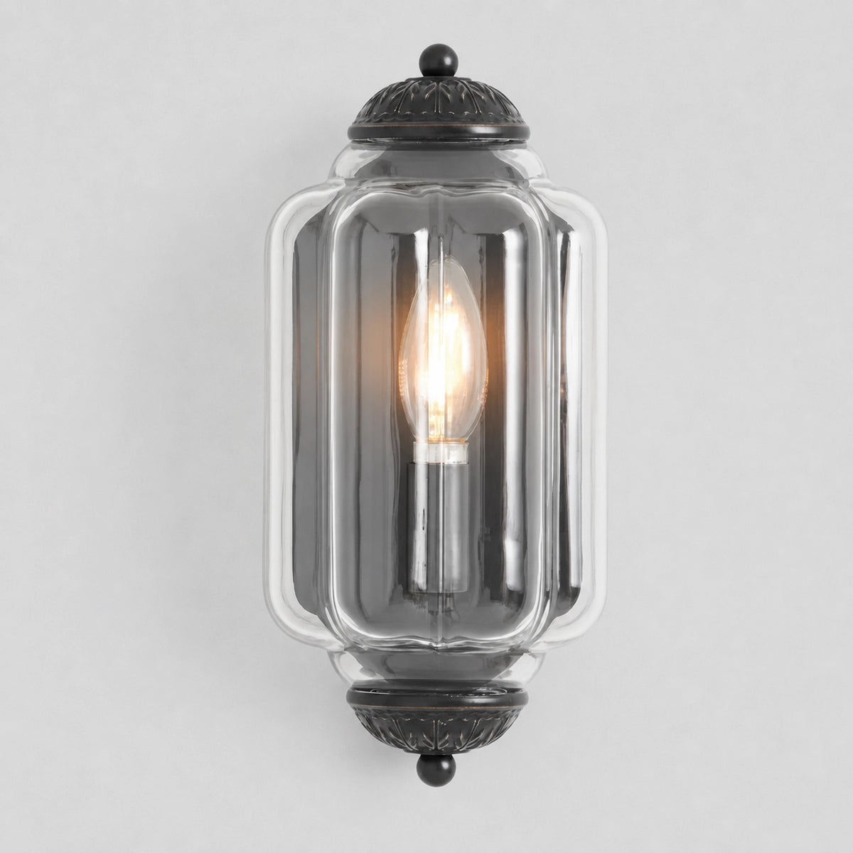 Evelyn Elegant Colorful Milk Glass Eloise Flush Wall Sconce