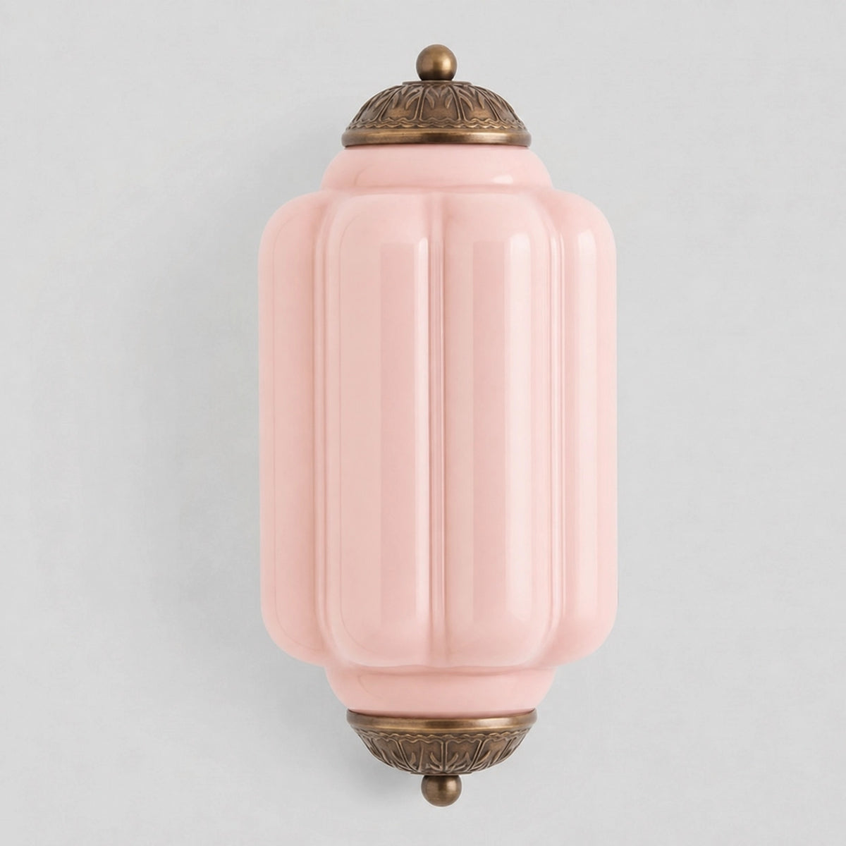 Evelyn Elegant Colorful Milk Glass Eloise Flush Wall Sconce
