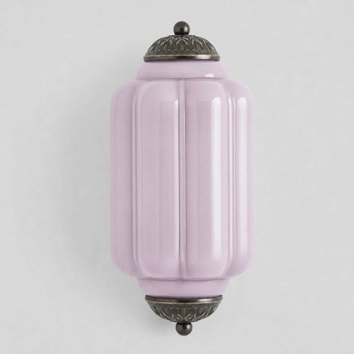 Evelyn Elegant Colorful Milk Glass Eloise Flush Wall Sconce