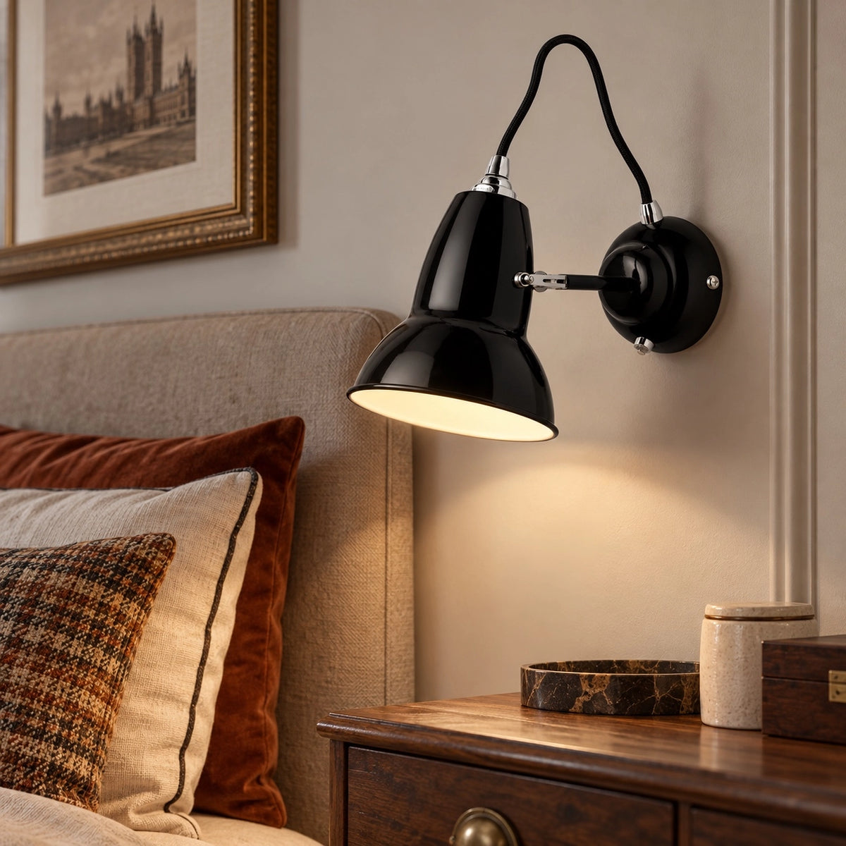Melrose Industrial Retro Adjustable Metal Wall Light with Rotating Shade