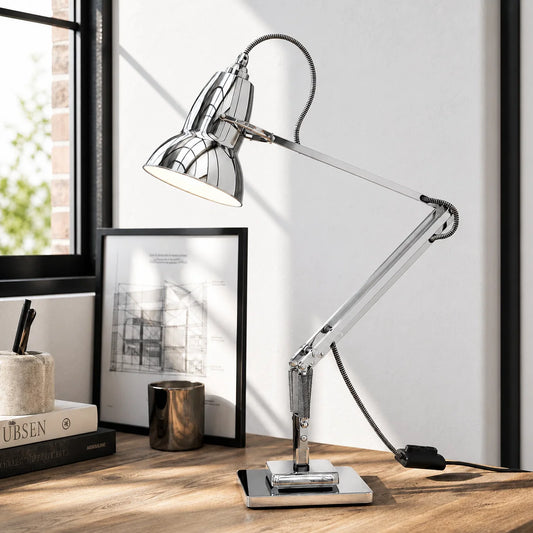 Melrose Vintage Industrial Adjustable Swing Arm Angled Desk Lamp