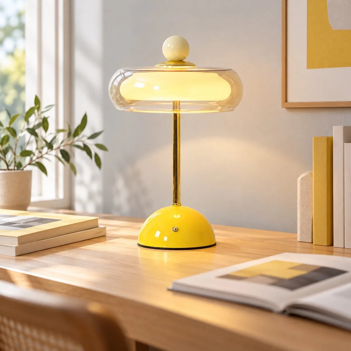 Memphis Glass Bauble Touch Table Lamp