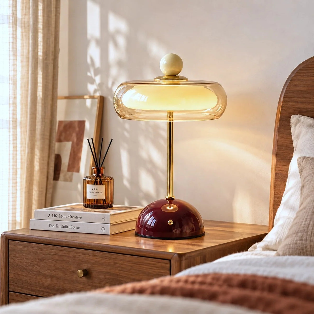 Memphis Glass Bauble Touch Table Lamp