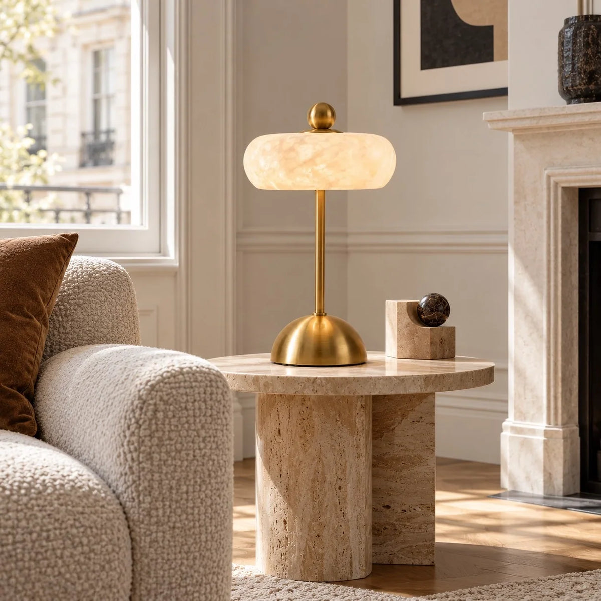 Memphis Glass Bauble Touch Table Lamp