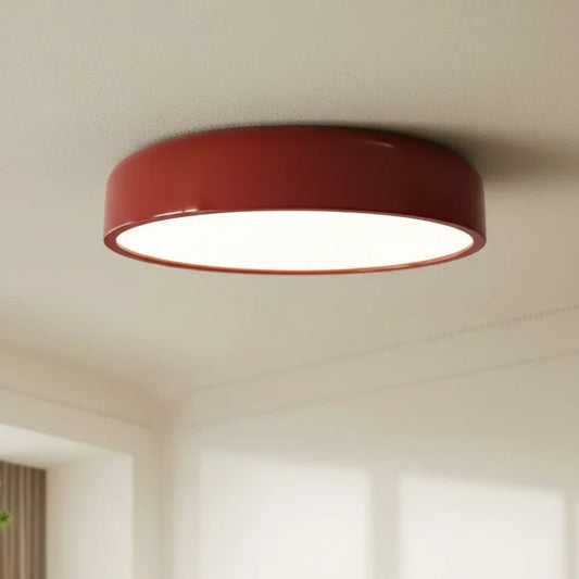 Minimalist Morandi Metal LED Ceiling Light