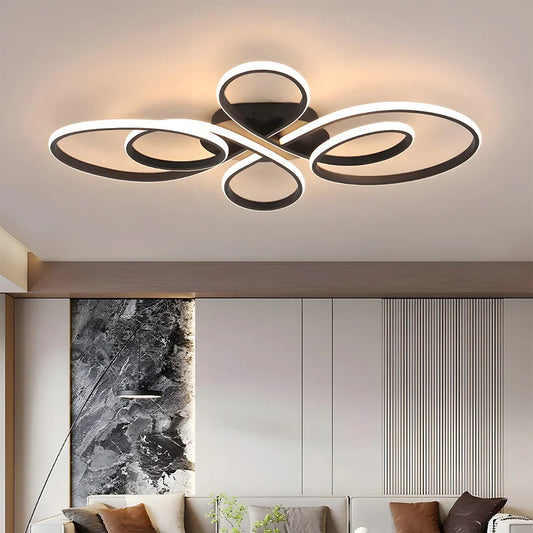 Modern Atmospheric Silica Gel LED Ceiling Light