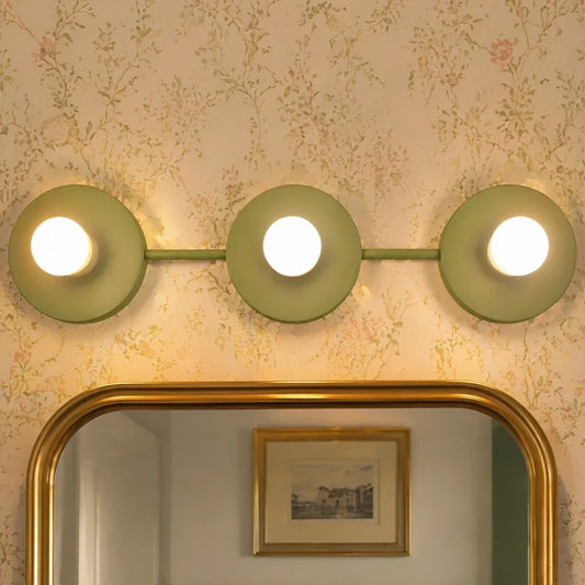 Modern Colorful Round Glass Wall Light