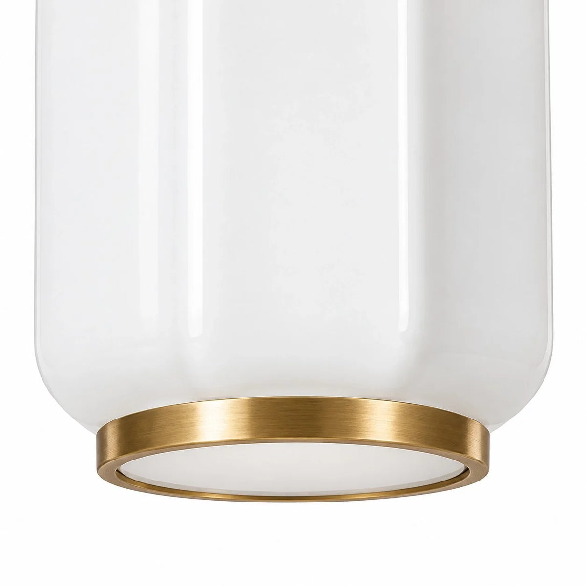 Modern Creative Lantern Opal Glass Pendant Light