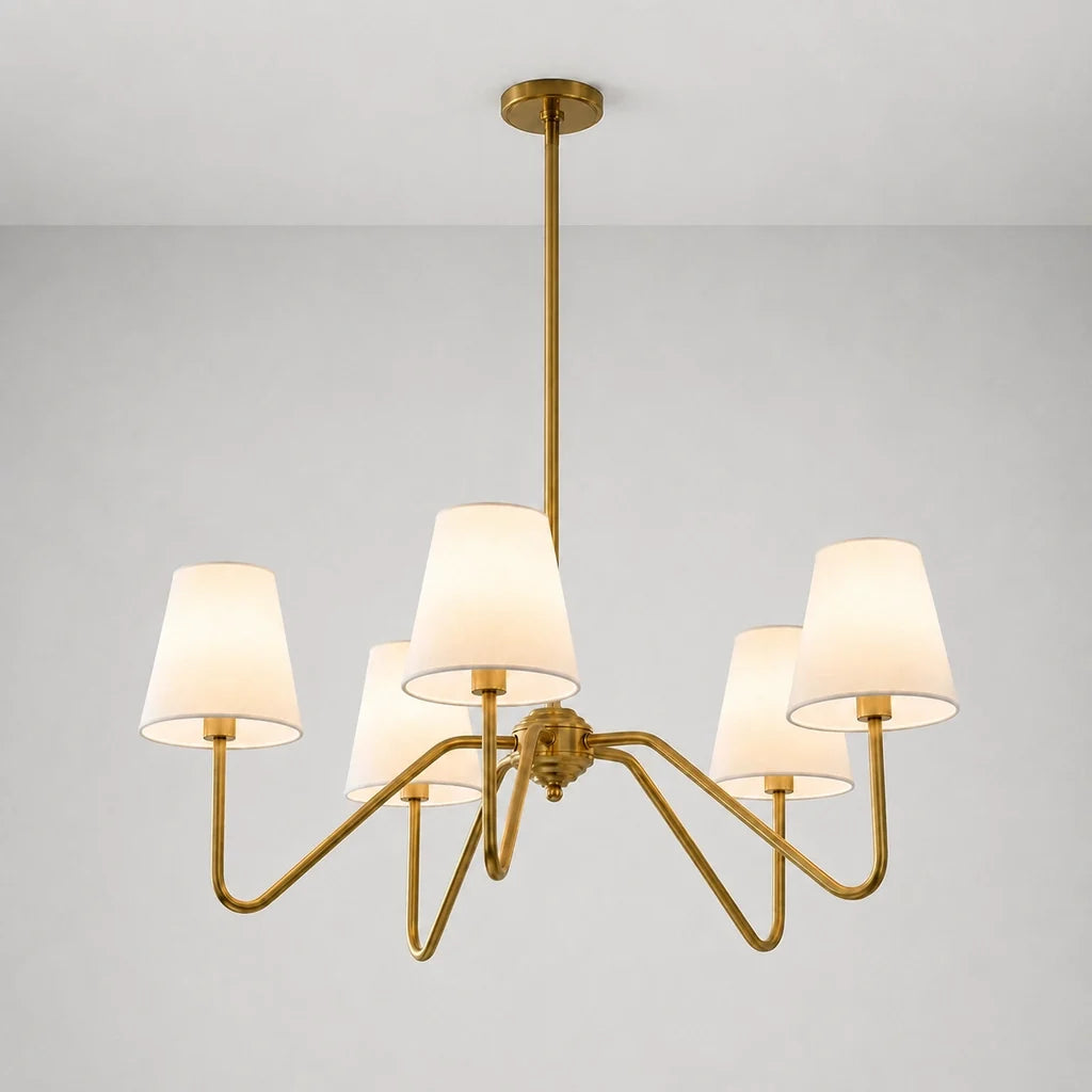 Modern Farmhouse 4-Light Linear Kitchen Island Chandelier