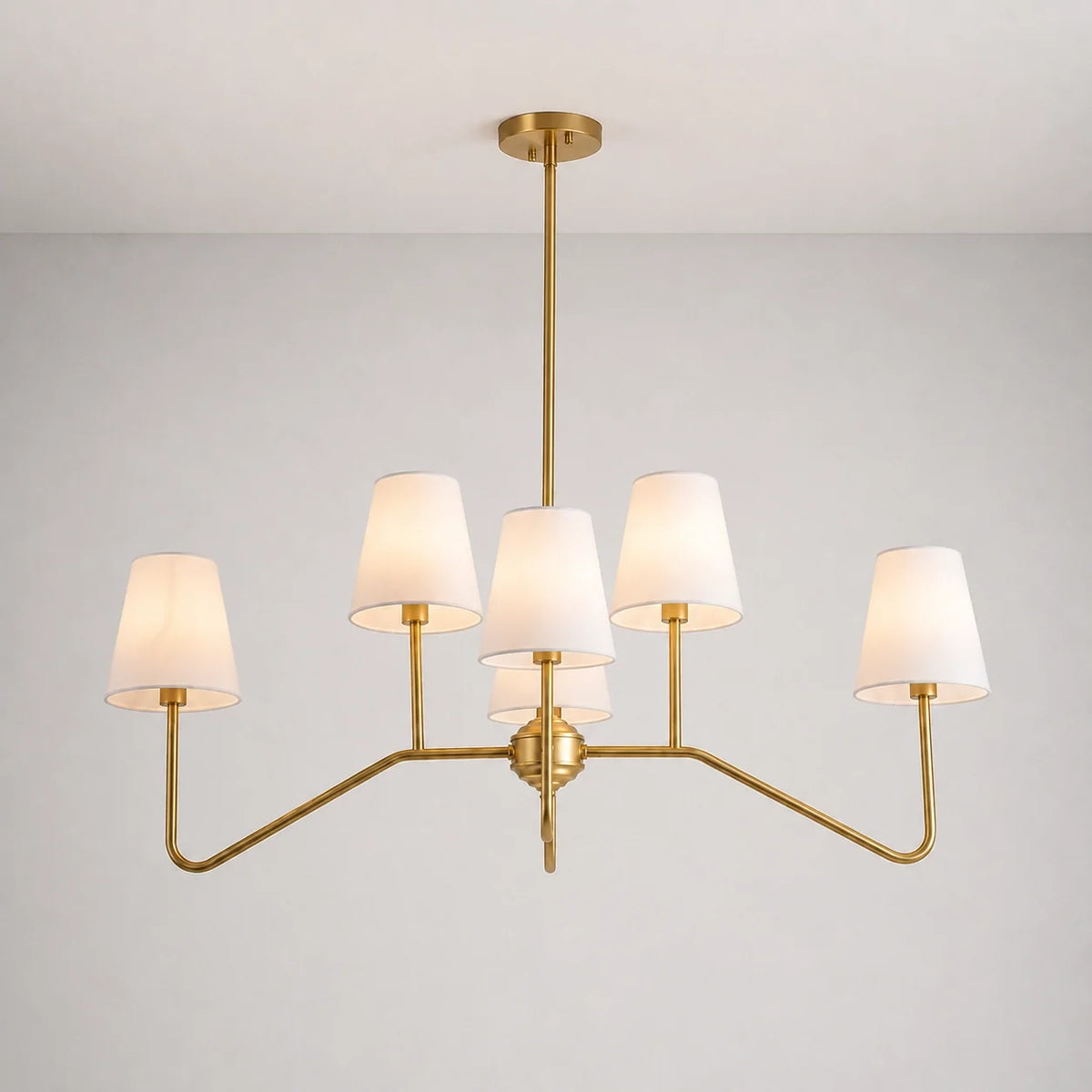 Modern Farmhouse 4-Light Linear Kitchen Island Chandelier