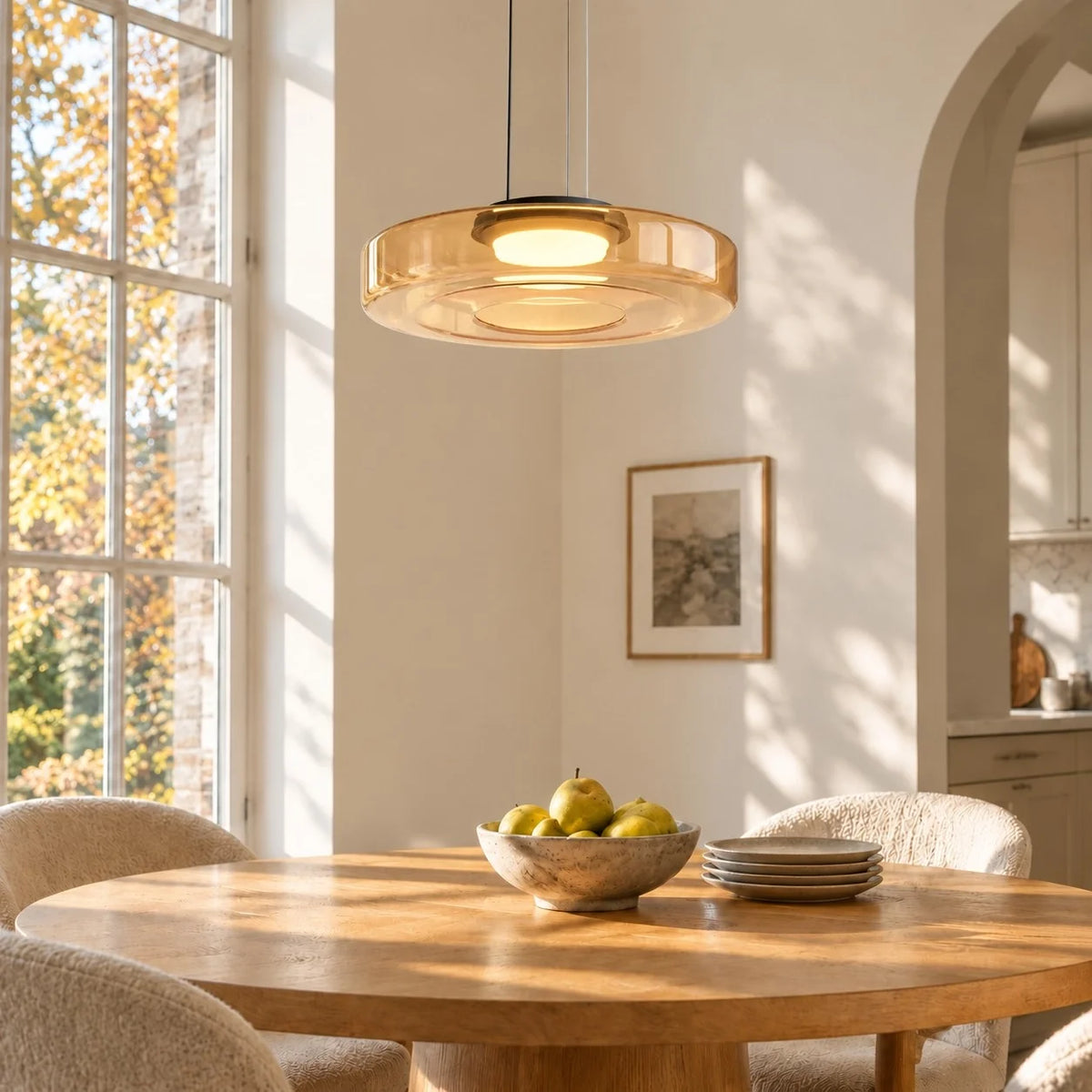 Modern Multi-Layer Creative Glass Pendant Light