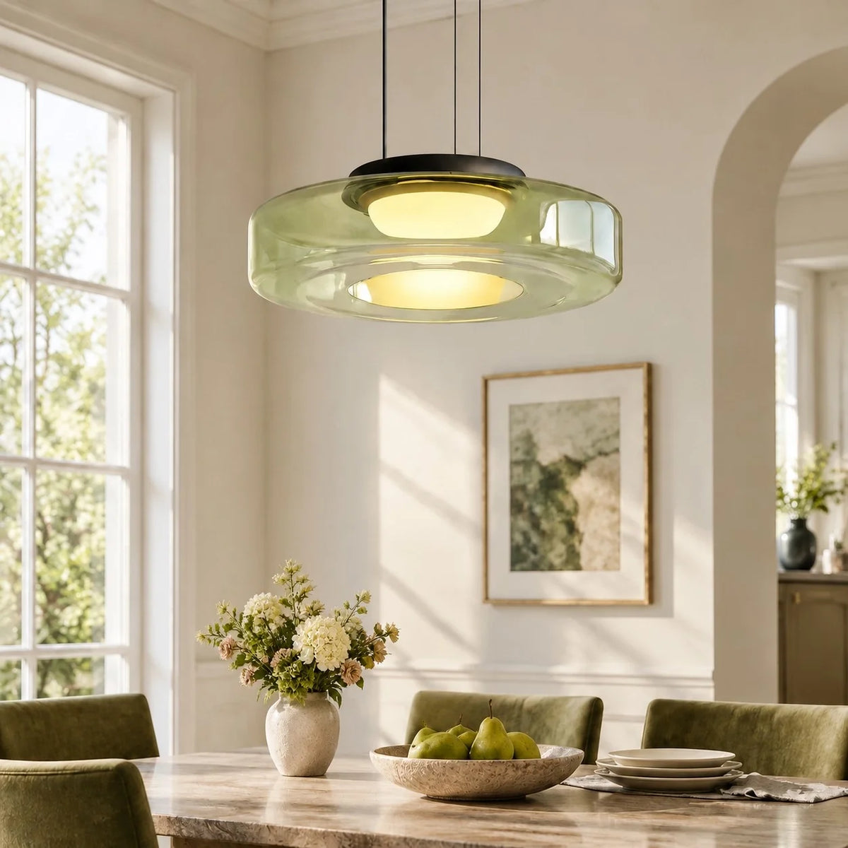 Modern Multi-Layer Creative Glass Pendant Light