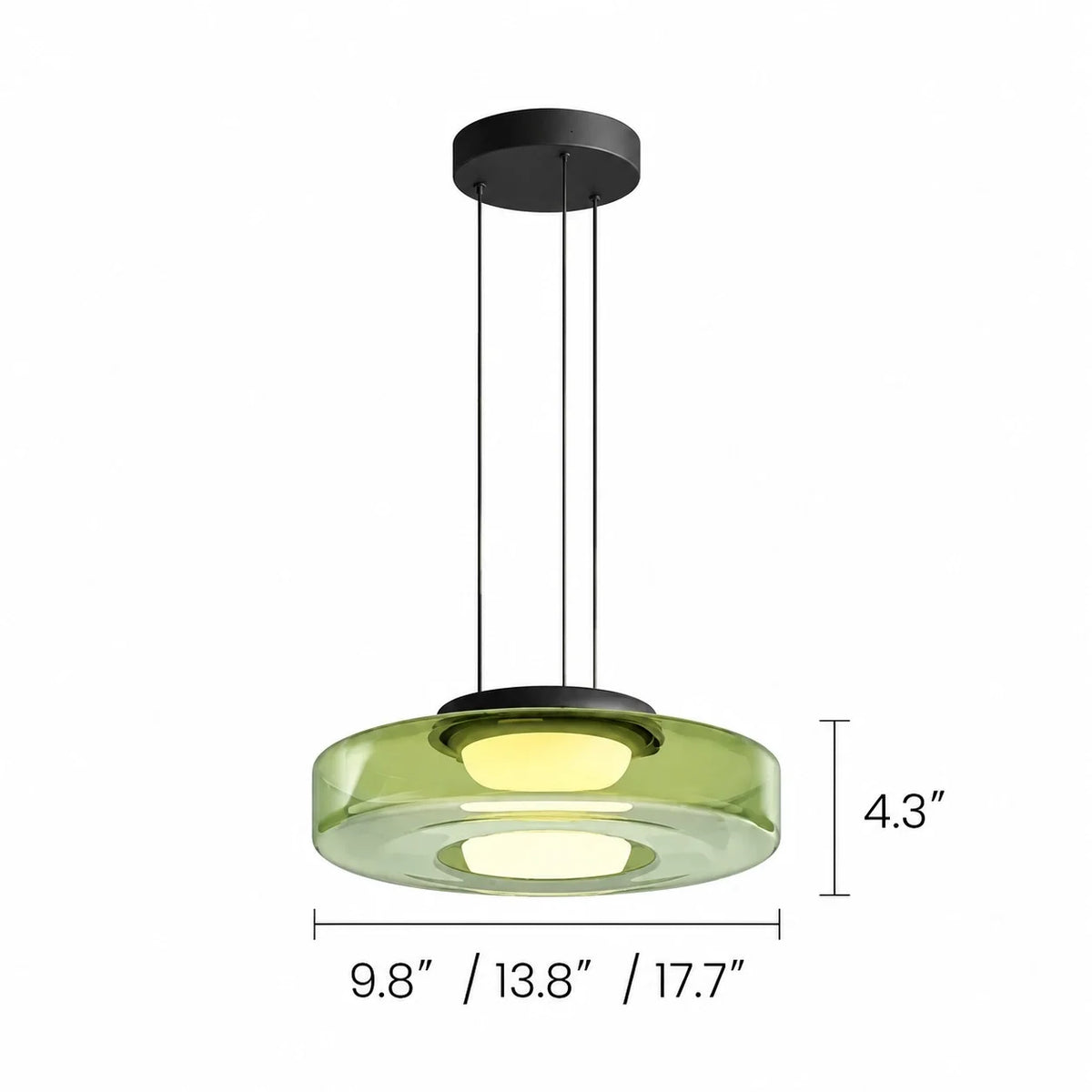 Modern Multi-Layer Creative Glass Pendant Light